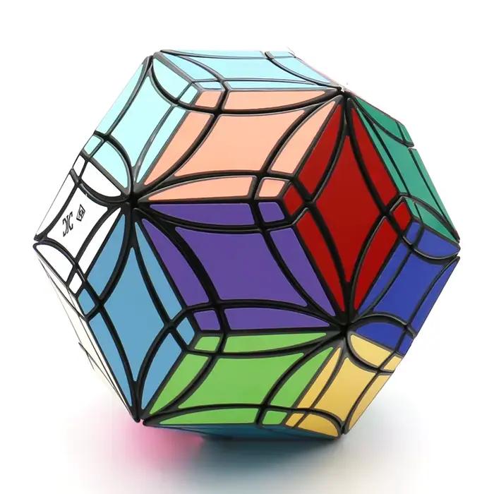 Xplore Junction Kairis Puzzles CurFaTRhoTri Clover Black Magic Cube Twisty Puzzle Jeu de réflexion pour adolescents et adultes