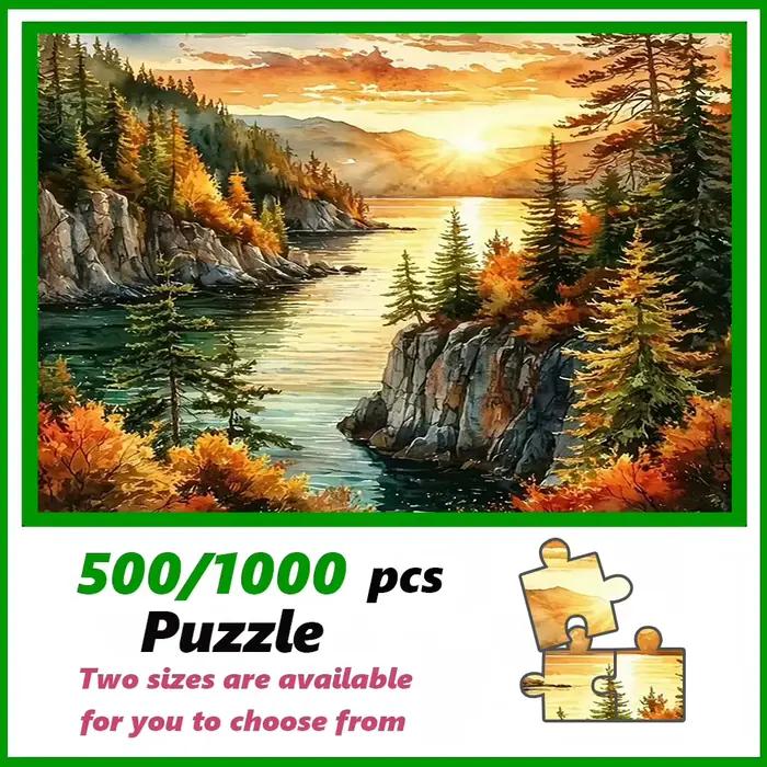 Puzzle de haute qualité 500 1000 pièces pour adultes jeu familial amusant réduction du stress occasions spéciales