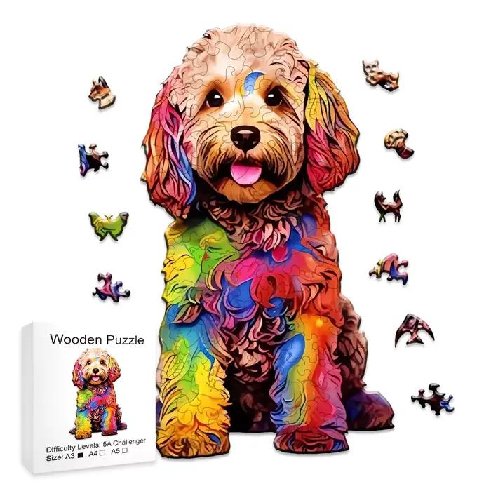 Puzzle en bois de haute qualité animaux mystérieux pour adultes et enfants, cadeau interactif pour occasions spéciales