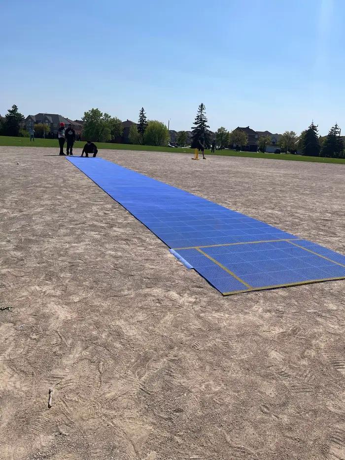 Tapis de terrain de cricket instantané, dalles de sol pour terrain de cricket
