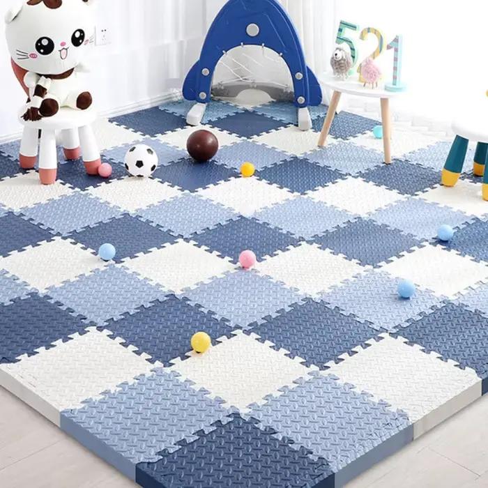 8/16 pièces tapis de jeu pour bébé sans BPA tapis en mousse souple imbriqués adapté à la zone de jeu pour enfants tapis de Protection pour enfants