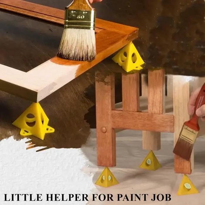 Mini-trépieds de support pyramidaux pour le travail du bois, supports de peinture triangulaires, blocs de coussin, ensembles d'outils auxiliaires