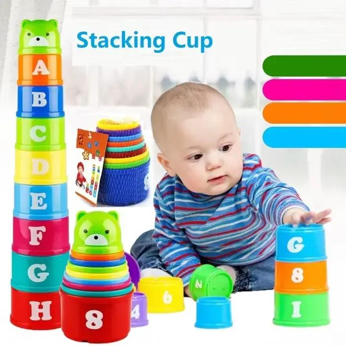 Jeu d'empilage tasse enfants jeu de société main vitesse compétition pli
