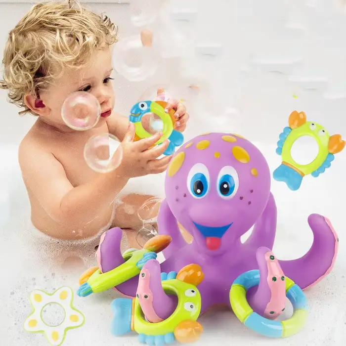 Jouets de bain de poulpe pour bébés et tout-petits