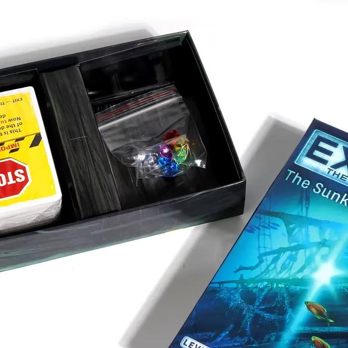 EXIT : The Sunken Treasure - Jeu unique de salle d'évasion - 1 à 4 joueurs - Jeux de société de stratégie de résolution de puzzle