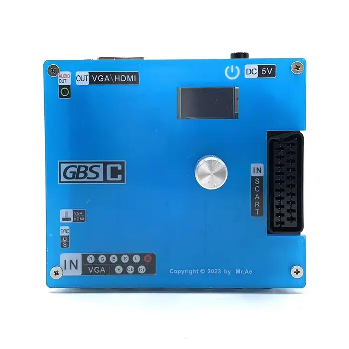 Le convertisseur vidéo GBS Control prend en charge le signal de jeu vidéo rétro 1080P, convertisseur de signal VGA/SCART vers VGA pour console PS2