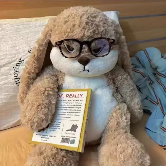 Lapin en peluche à longues oreilles pour enfants