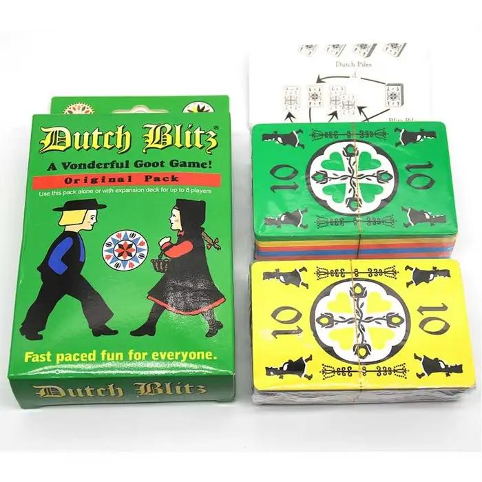 Dutch Blitz Le jeu de cartes original Fast Paced contient 160