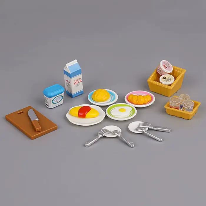 Ensembles de meubles jouets miniatures 1:12 pour maison de poupée décoration bricolage scènes de jeu pour filles et garçons occasions spéciales