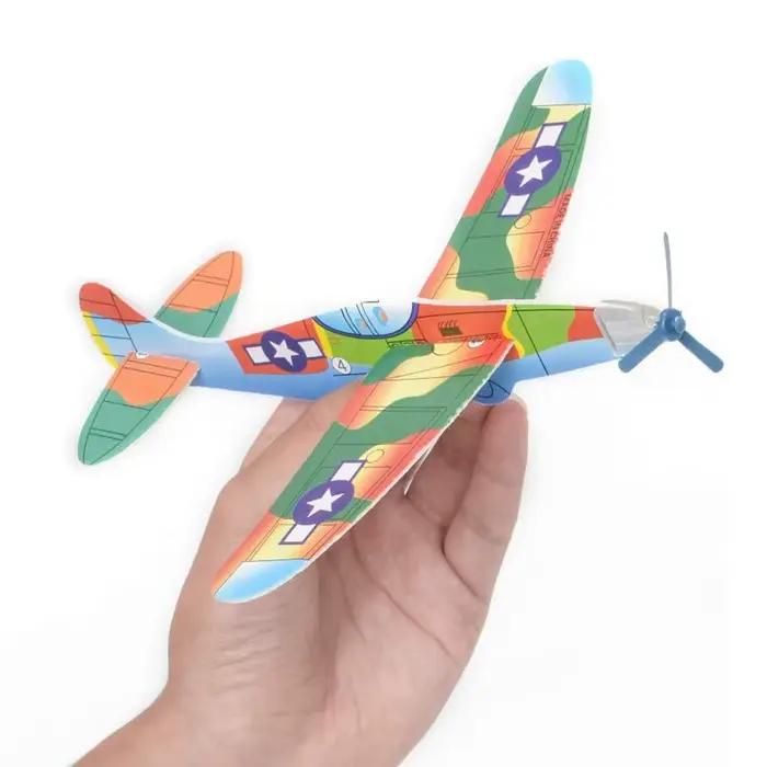 Enfants bricolage lancer à la main planeur volant avions jouets de plein air faveurs de fête Avion Polystyrène