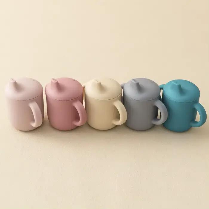 Gobelets d'alimentation en Silicone pour bébés et jeunes enfants