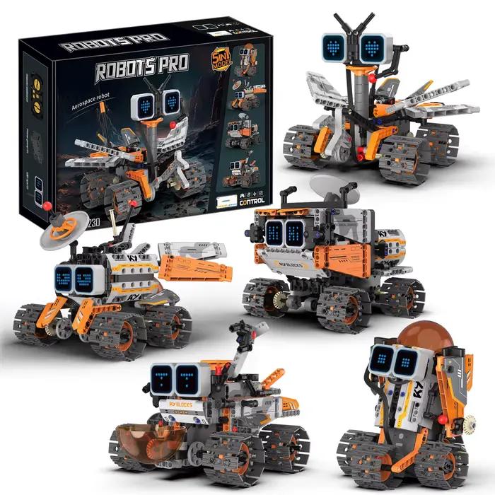 Jouet d'assemblage de modèle de robot transformé 5 en 1