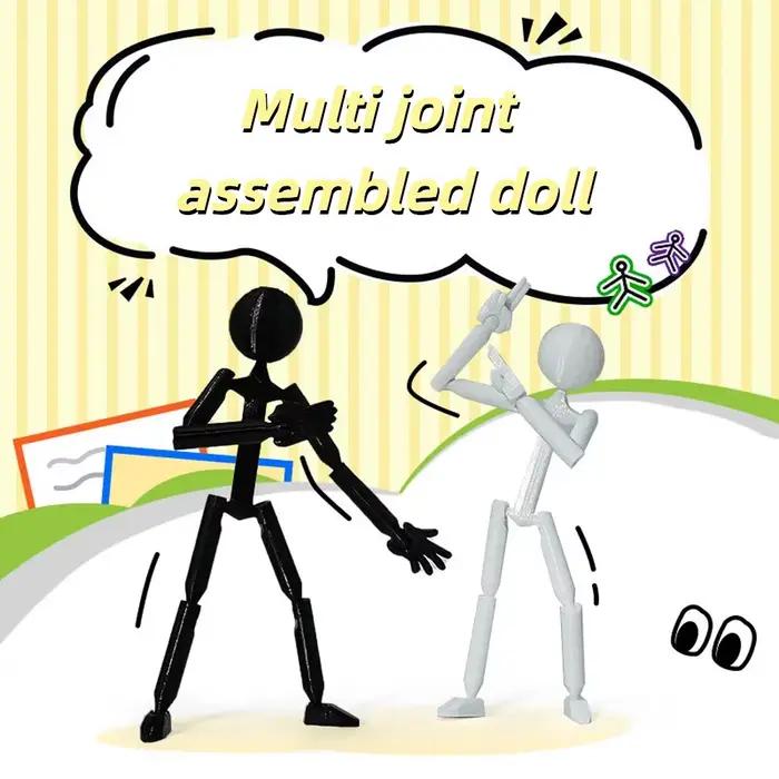Modèle articulé multi-articulations Stickman