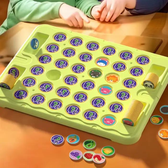 Jeux de société d'échecs à rabat d'animaux