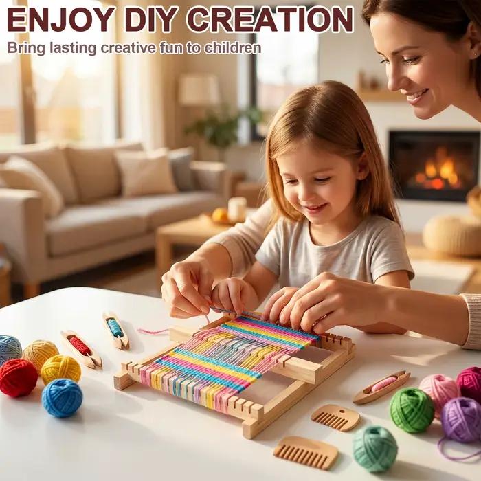 Kit de cadre à tisser en bois DIY – Machine