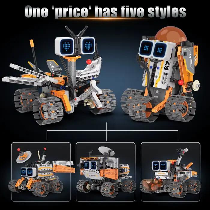 Jouet d'assemblage de modèle de robot transformé 5 en 1