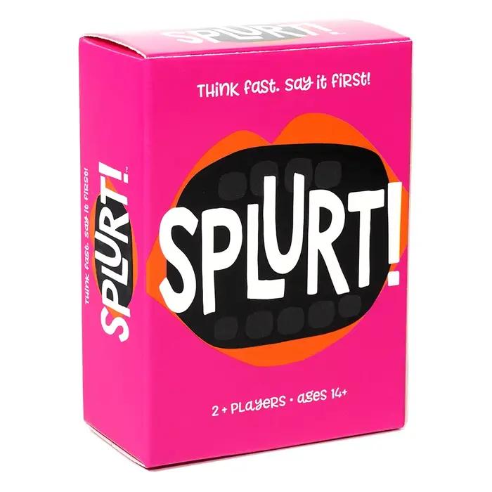 Jeu de cartes Splurt Splurt! Jeu de cartes de fête portable