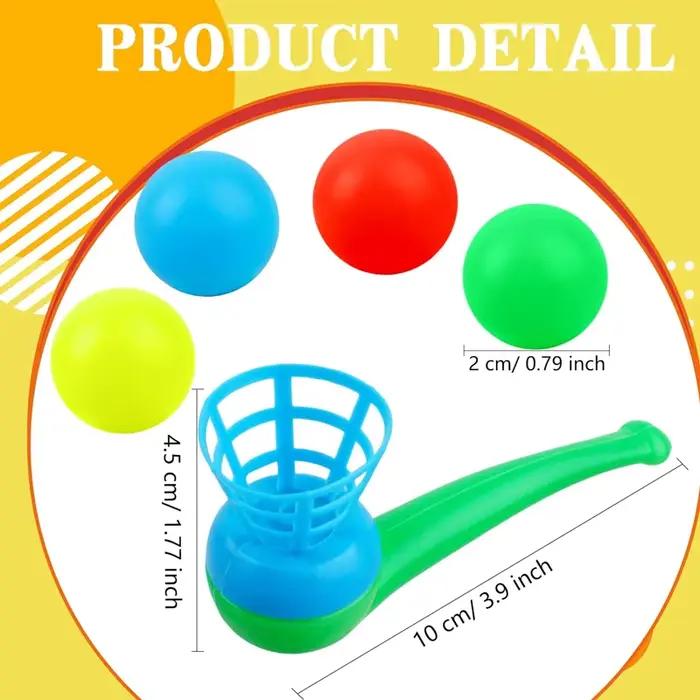 Jeu d'équilibre de balle flottante à souffler