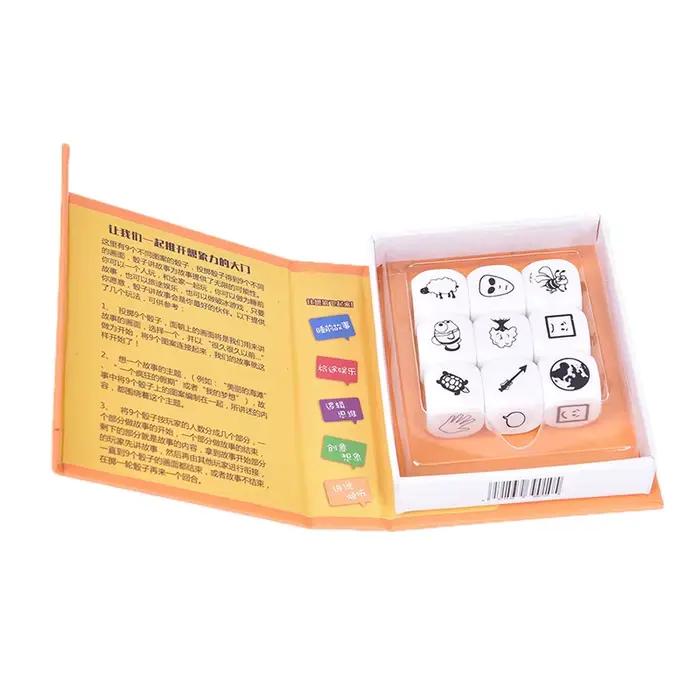 Jeu de dés à raconter des histoires pour enfant
