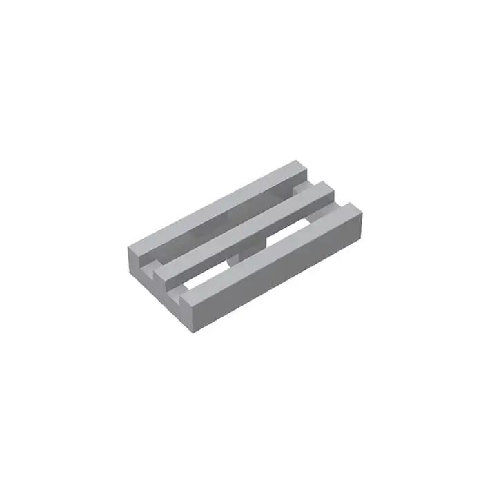 MOC 10 pièces 2412 1x2 grille plaque lumineuse blocs de construction 30244 conseil briques particules Puzzle idée bricol