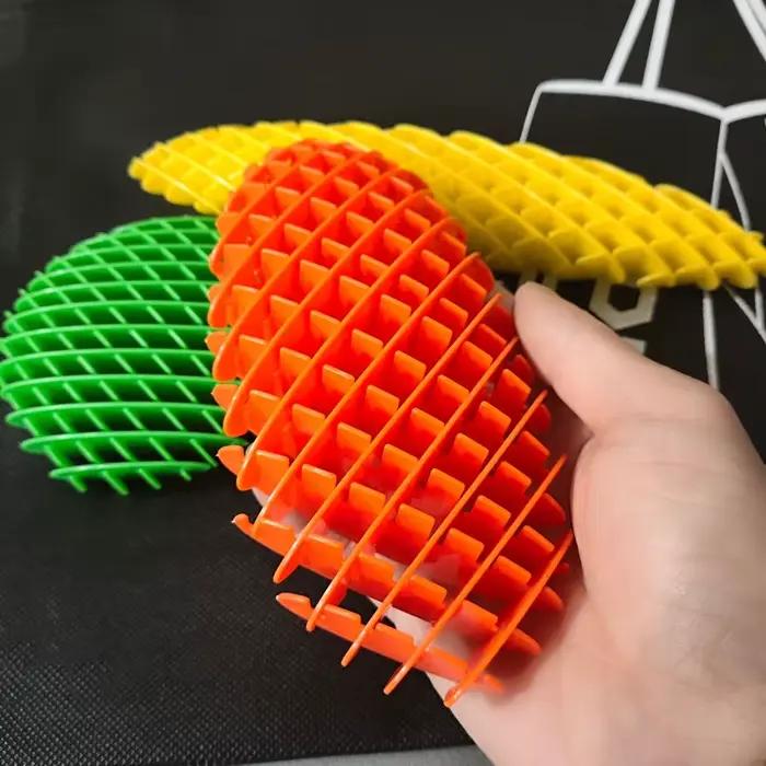 Créatif 3D décompression Vent radis maille élastique ver guérison