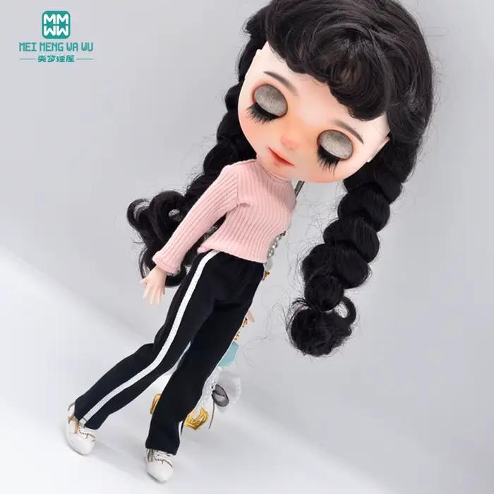 Vêtements en tissu pour poupées Blyth Azone OB22 OB24 pull col roulé survêtement chaussures élégance moderne pour garde-robe poupée occasionnels occasions spéciales