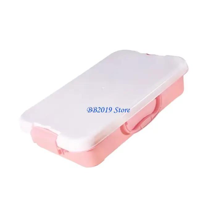 Q0KB bac sensoriel empilable plateau sable boîte rangement jouets sable pour enfant conteneur d'outils sable