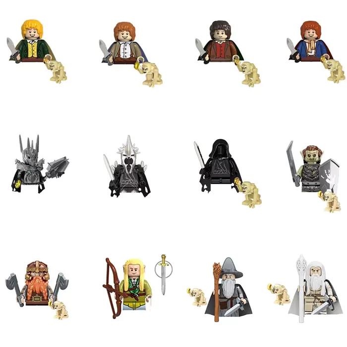 Jouets de construction Le Seigneur des Anneaux 12 pièces ensemble multicolore compatible avec Lego jouets de construction pour enfants et adultes occasions spéciales