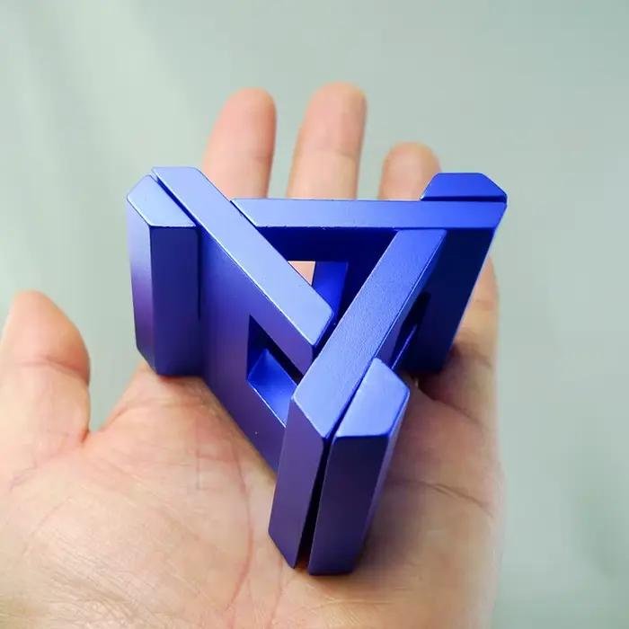 Puzzles métalliques uniques pour adultes et enfants
