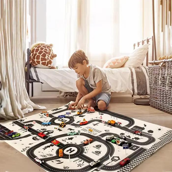 Tapis de route 83*58cm/130*100cm pour enfants