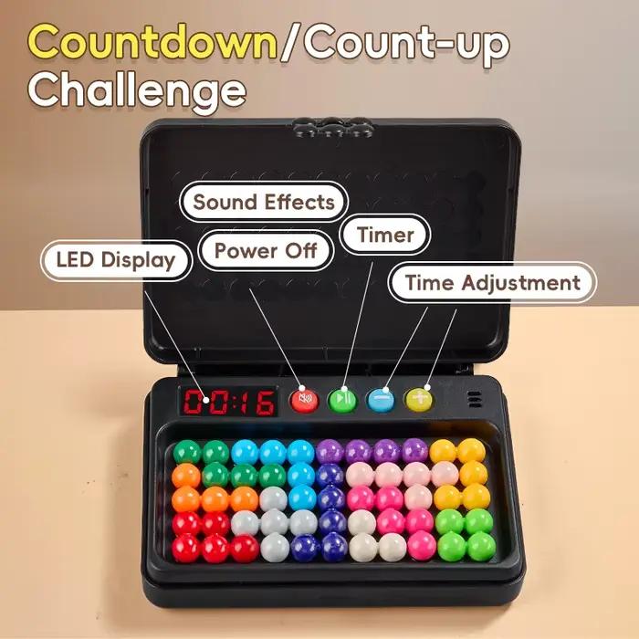Jouet IQ 500 niveaux, jeu de défi intelligent Puzzle avec minuterie-échecs à pensée logique