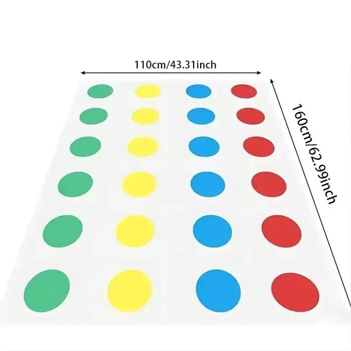 Jeu de fête Twister-famille intérieur extérieur corps torsion groupe interactif jouets de sport pour enfants adultes aides amusantes
