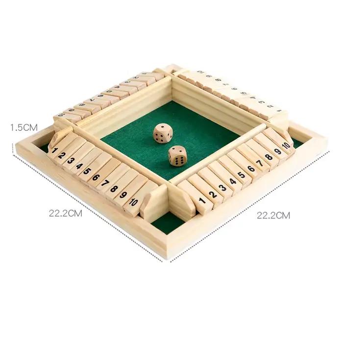 Boîte de jeu de dés pour 2 à 4 joueurs