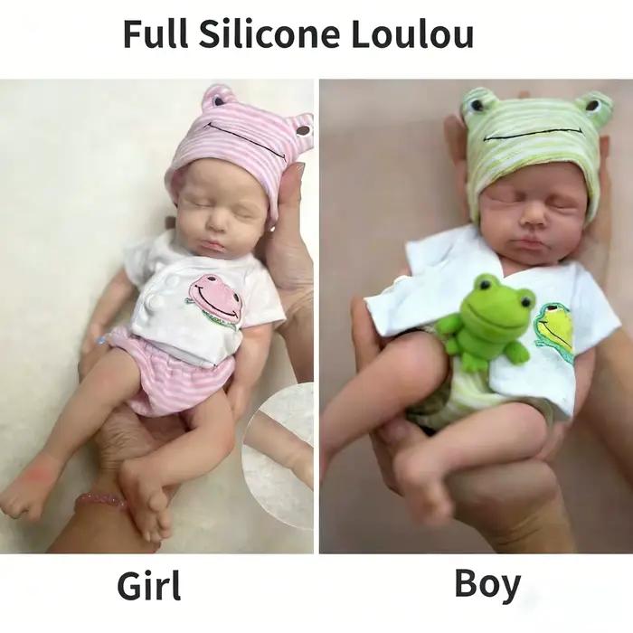 Loulou, poupée Reborn à bouche ouvrable