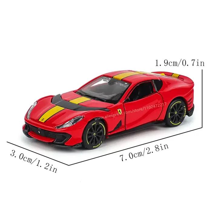 Bburago-Modèle de voiture Ferrari authentique pour enfants