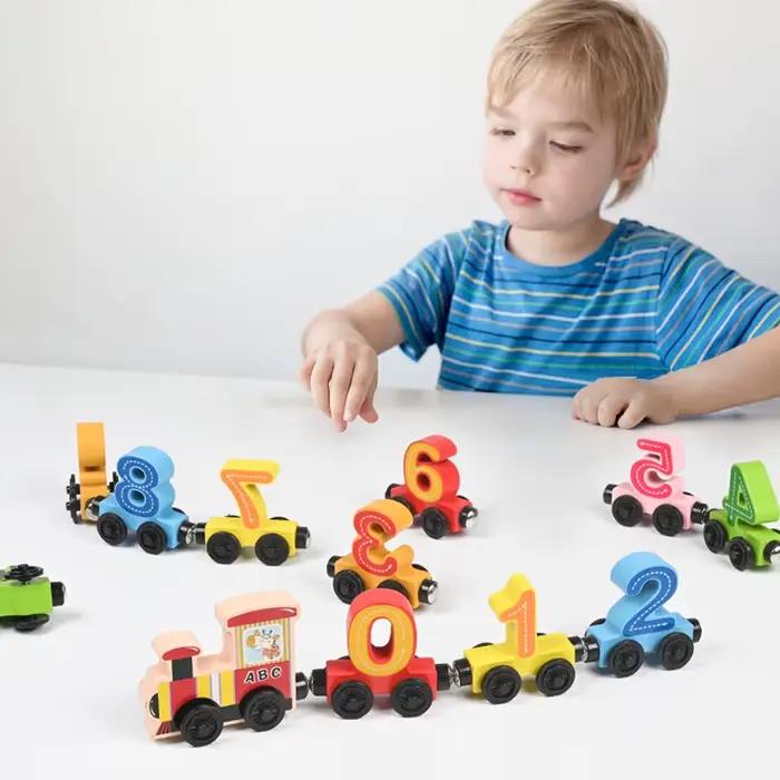 Jouet de Train en bois Montessori