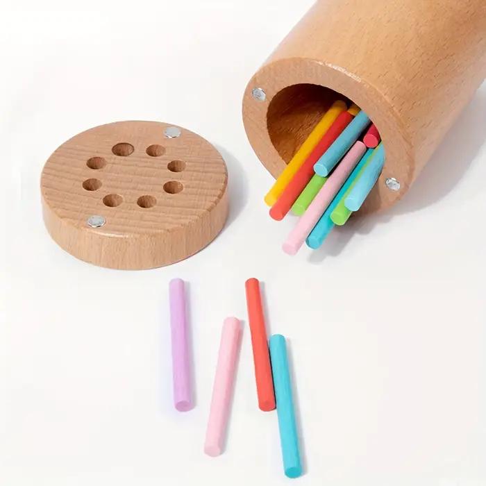 Documents d'apprentissage Montessori en bois pour tout-petits