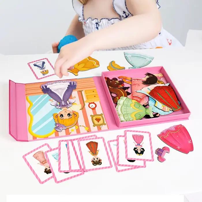 Jeu de puzzle magnétique à habiller
