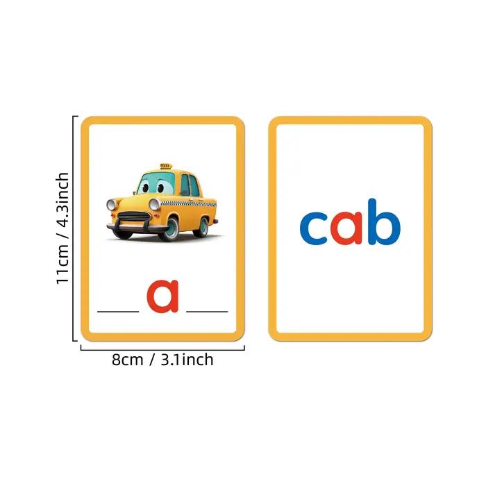 Cartes flash de mots CVC