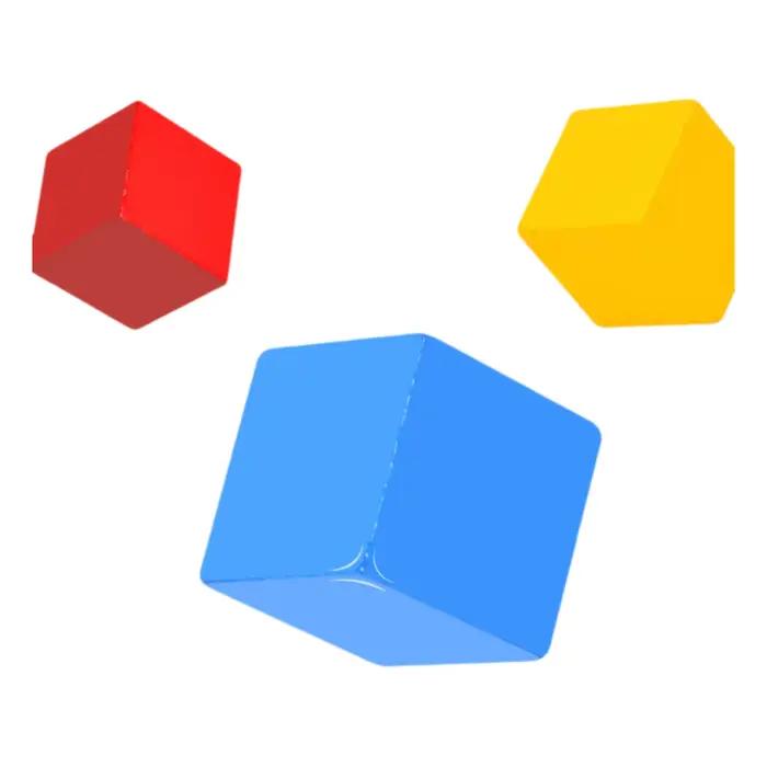 Ensemble de blocs de construction éducatifs en bois pour enfants