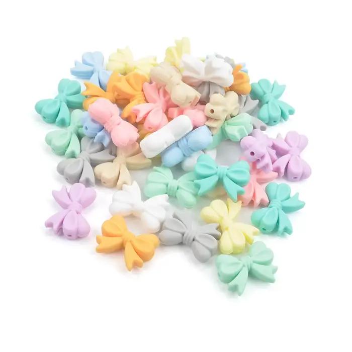LOFCA 10 pièces/lot perles de couronne en Silicone sans BPA
