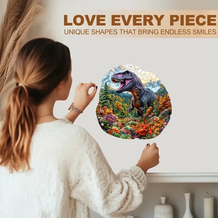 Puzzle en bois en forme d'éléphant