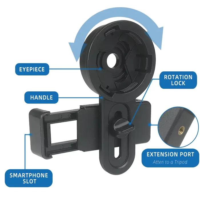 EYSDON jumelles universelles télescope accessoires spéciaux adaptateur connecteur Clip support adapté téléphone portable
