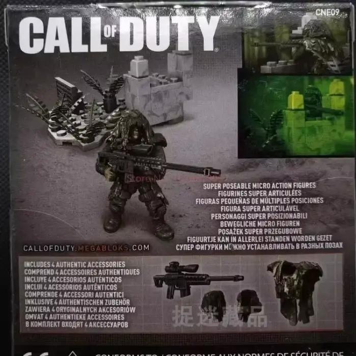 Mega Bloks Call Of Duty – paquet de scène pour une personne, figurine d'action, Expert furtif, Sniper, plongée profonde, cadeau Frogman, en Stock