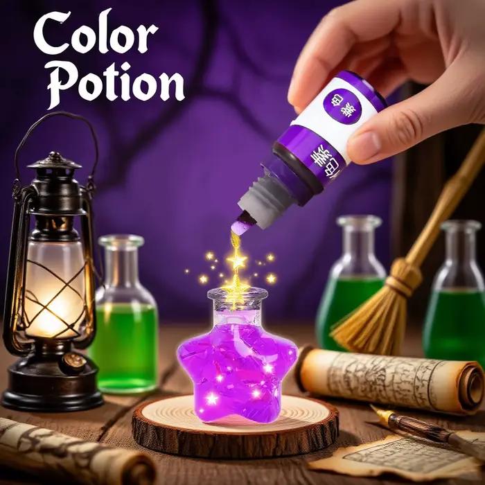 Petite potion de magicien, jouets de sorcier DIY pour enfants, expériences créatives, jouets décoratifs DIY, cadeau pour Noël/anniversaire/Halloween