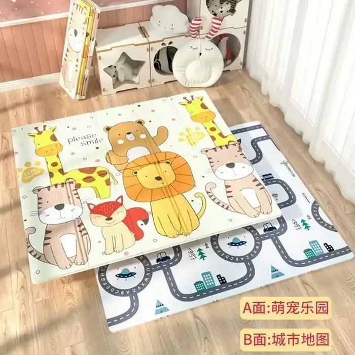 Tapis de jeu éducatif et sportif imperméable pour enfants, mère et enfant, multicolore, pour les activités de jeu, exploration et développement moteur et cognitif
