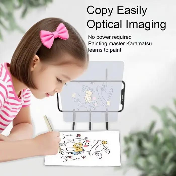 Planche à dessin pour enfants en plastique ABS, outils de dessin et projection, table d'apprentissage, croquis et réflexion, jouet éducatif optique pour occasions spéciales