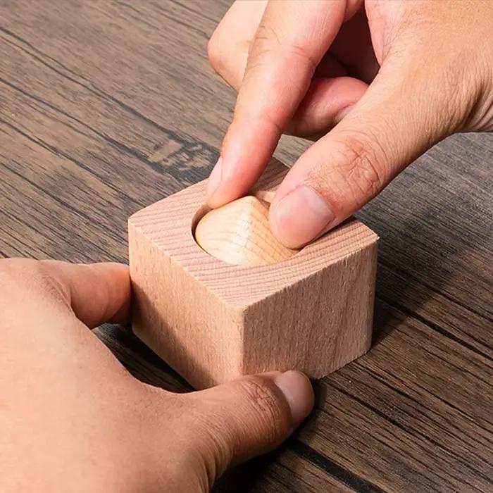 Blocs en bois uniques imposibles