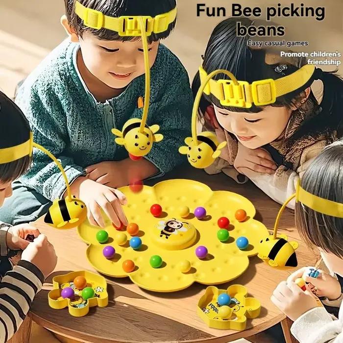 Jeu de société magnétique pour la pêche aux abeilles et aux haricots