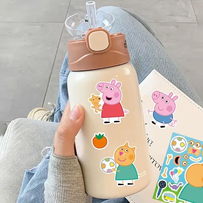 Autocollants de Puzzle Assemblage Peppa Pig Dessin Animé Accessoires Anime Cadeaux Bricolage Occasions Familiales Éducatifs